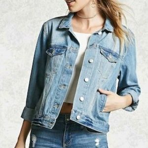 Forever 21 denim jean jacket